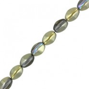 Czech Pinch beads 5x3mm Crystal golden rainbow 00030/98536